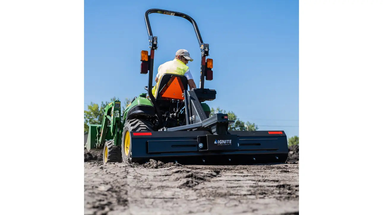 Ignite Attachments 3-Point Blade Box | Blade Width 84" | Blade Height 15" | Horsepower 25-55 HP | For Tractors