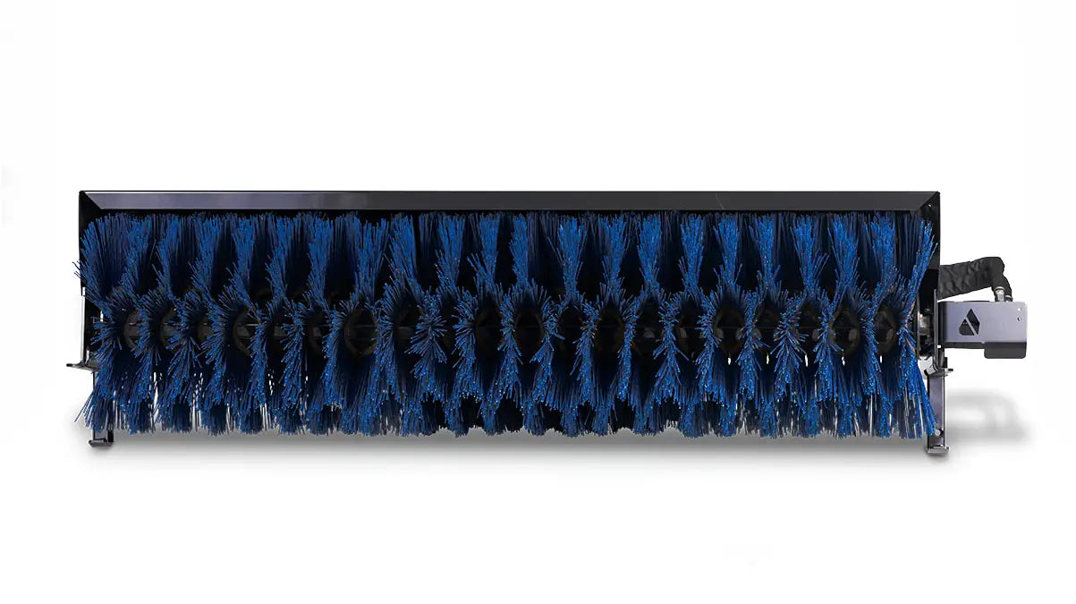 Ignite Attachments Hydraulic Angle Broom | Width 72" | Hydraulic Flow 16-24 GPM | For Skid Steers