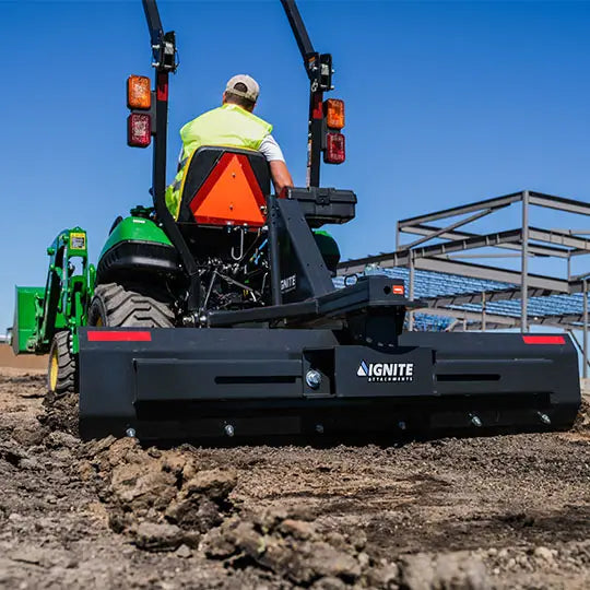 Ignite Attachments 3-Point Blade Box 72" | SKU 7494926 | Blade Width 73.5" | Blade Height 33" | Horsepower 25-50 HP | For Tractors