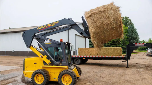 Ignite Attachments Combo Bale Spear | SKU 46895918 | Width 45" | Oil Flow Range 15–25 GPM | For Skid‑Steer Loaders