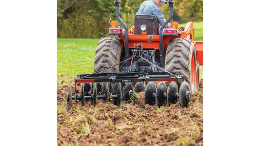 Ignite Attachments 3-Point Disc Harrow | Model DH72 | Working Width 72" | Cultivation Width 75" | Horsepower 22-40 HP | For Tractors