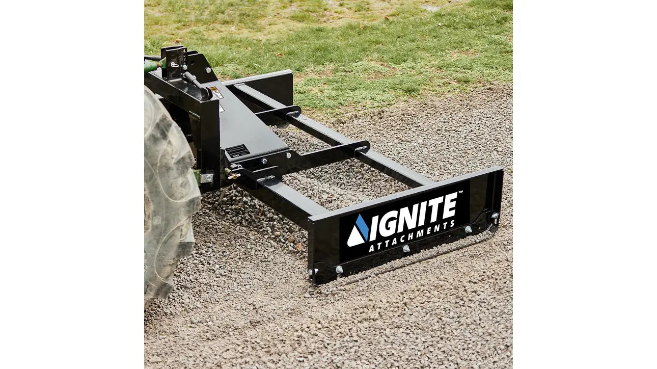 Ignite Attachments 3PT Land Grader | SKU 7523475 | Width 72" | Horsepower 35–50 HP | For Tractors