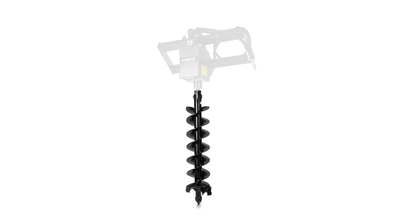 Ignite Attachments Direct-Drive Auger | Model 75DDH | Overall Width 45" | Hydraulic Flow 8 – 20 GPM | For Skid Steers