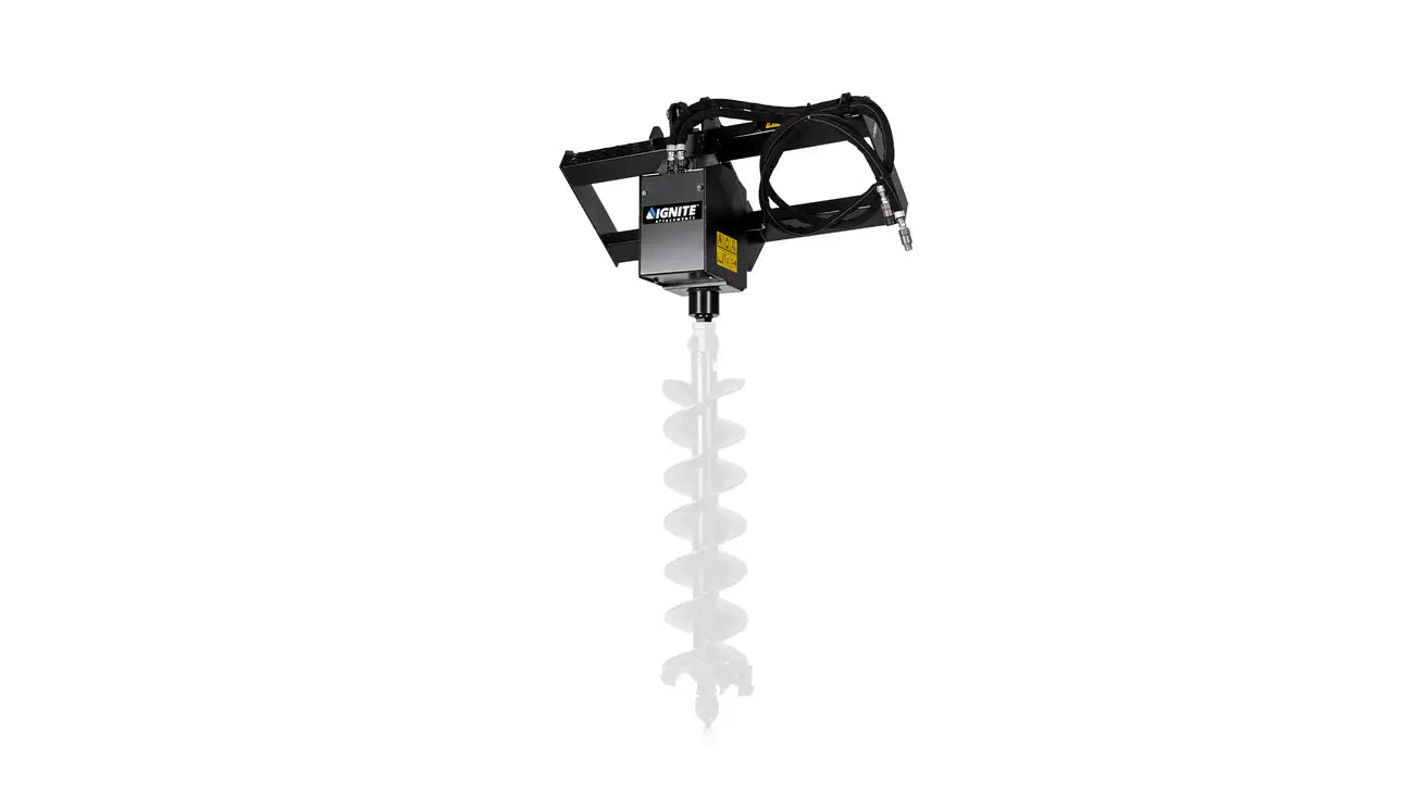 Ignite Attachments 75DDH Auger Attachment | Model 7519005 | Width 45" | Hydraulic Flow 8–20 GPM | For Skid‑Steer Loaders