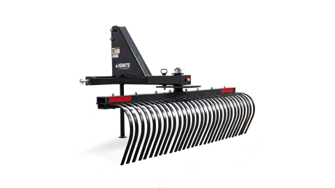 Ignite Attachments 3-point Tine Rake | SKU 7494933 | Width 60" | Horsepower up to 60 HP | For Tractors