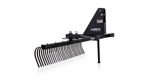 Ignite Attachments 3-point Tine Rake | SKU 7494933 | Width 60" | Horsepower up to 60 HP | For Tractors