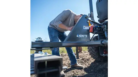 Ignite Attachments 3-Point Tine Rake | Width 84" | Length 40" | Horsepower 60 HP Max | For Tractors