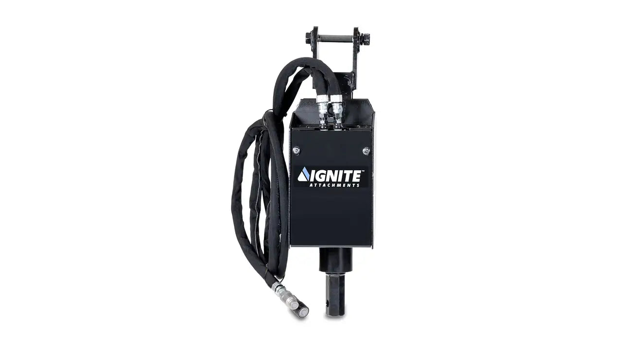 Ignite Attachments 75DDH Auger Attachment | Model 7519005 | Width 45" | Hydraulic Flow 8–20 GPM | For Skid‑Steer Loaders