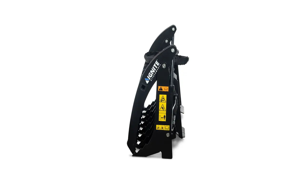 Ignite Attachments Grapple Rake | SKU 46918391‑B | Width 60.5” | Horsepower 20–50 HP | For compact tractors