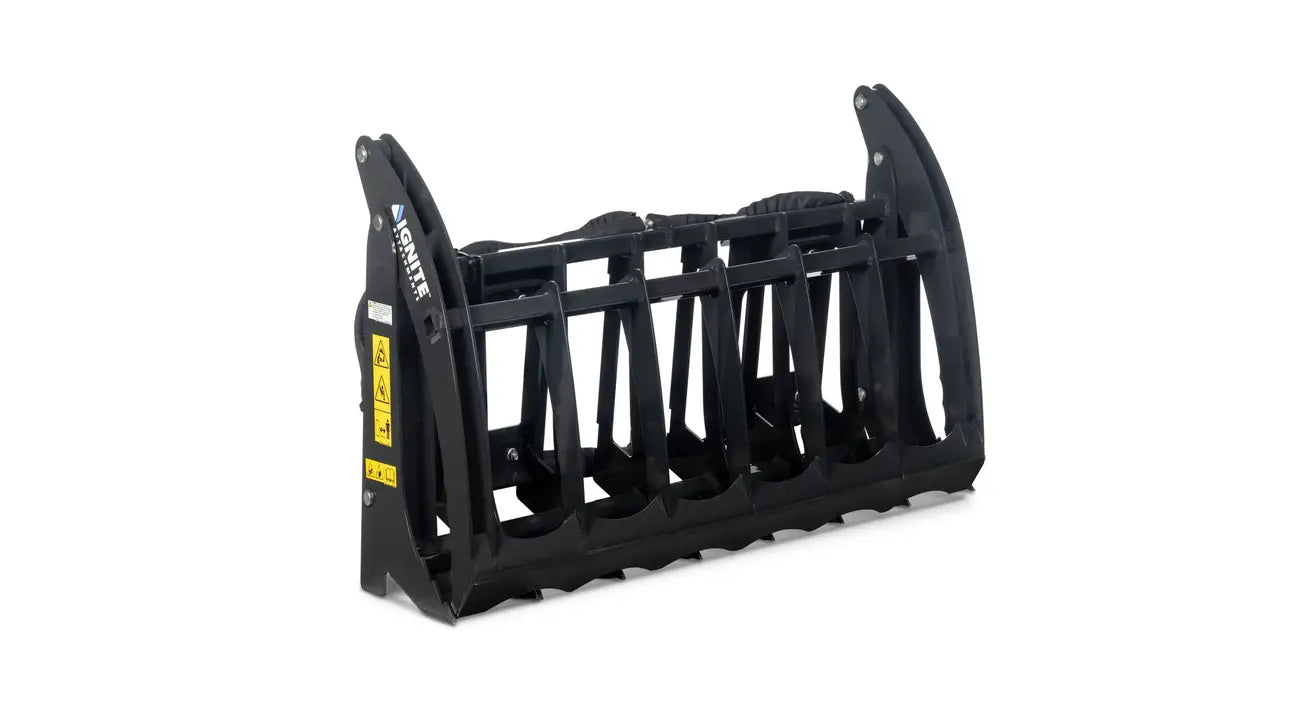 Ignite Attachments Grapple Rake | SKU 46918391‑B | Width 60.5” | Horsepower 20–50 HP | For compact tractors