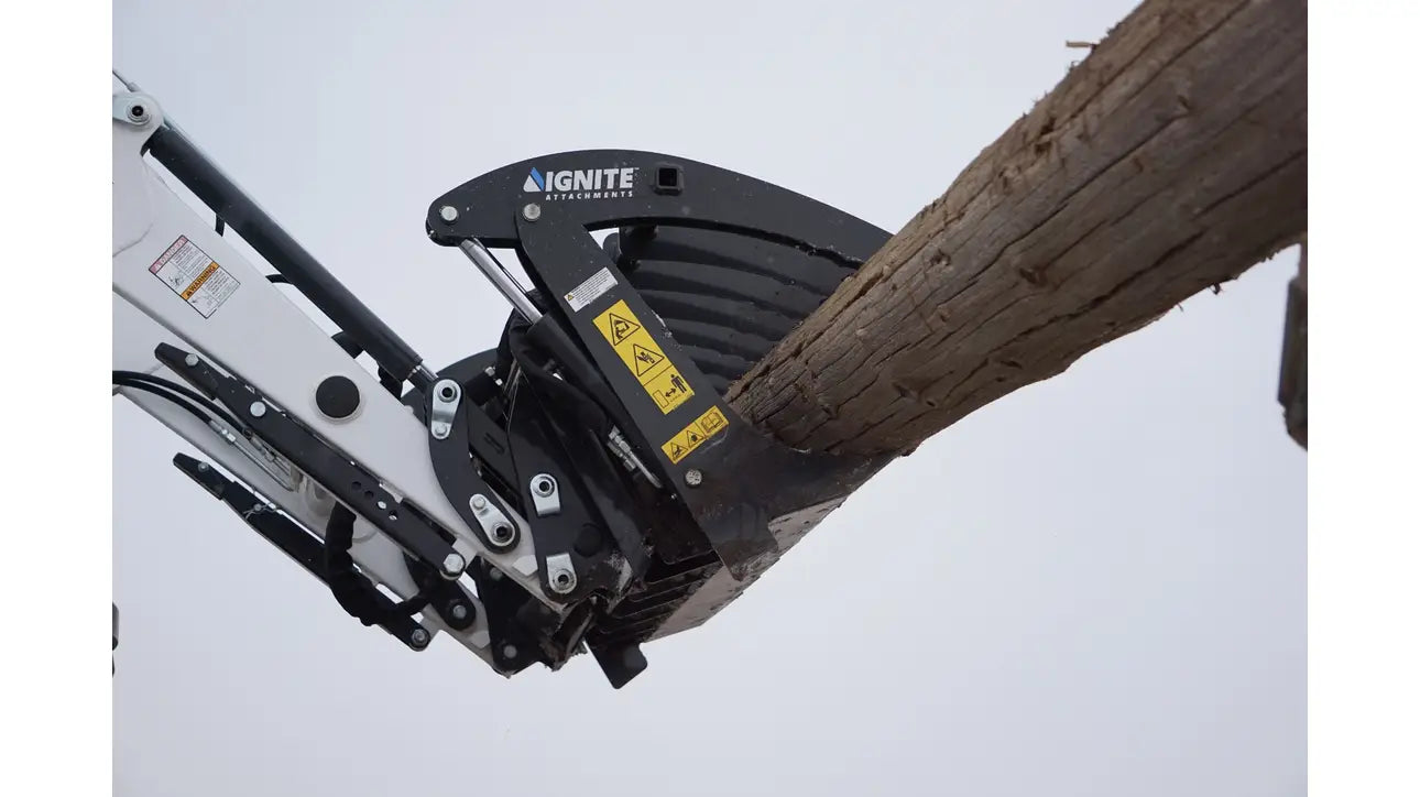 Ignite Attachments Grapple Rake | SKU 46918391‑B | Width 60.5” | Horsepower 20–50 HP | For compact tractors