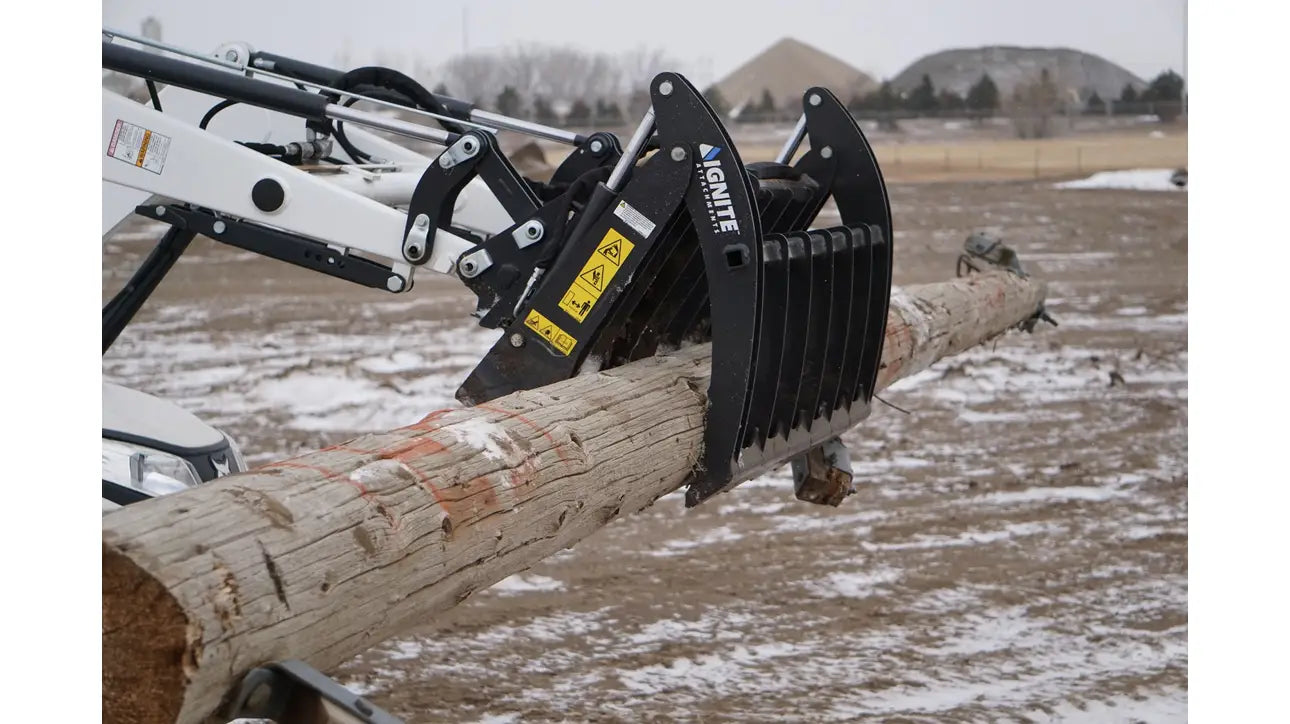 Ignite Attachments Grapple Rake | SKU 46918391‑B | Width 60.5” | Horsepower 20–50 HP | For compact tractors