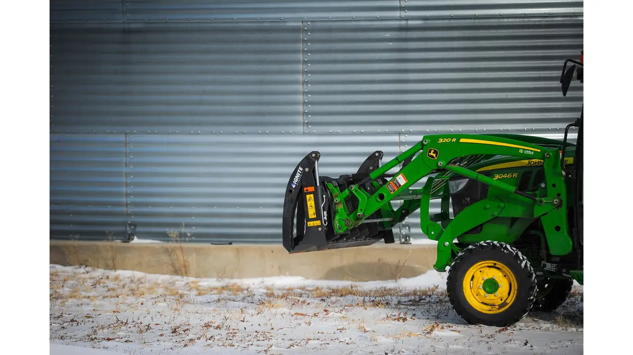 Ignite Attachments Grapple Rake | SKU 46918391‑B | Width 60.5” | Horsepower 20–50 HP | For compact tractors