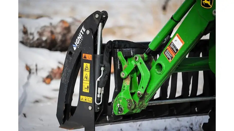 Ignite Attachments Grapple Rake | SKU 46918391‑B | Width 60.5” | Horsepower 20–50 HP | For compact tractors