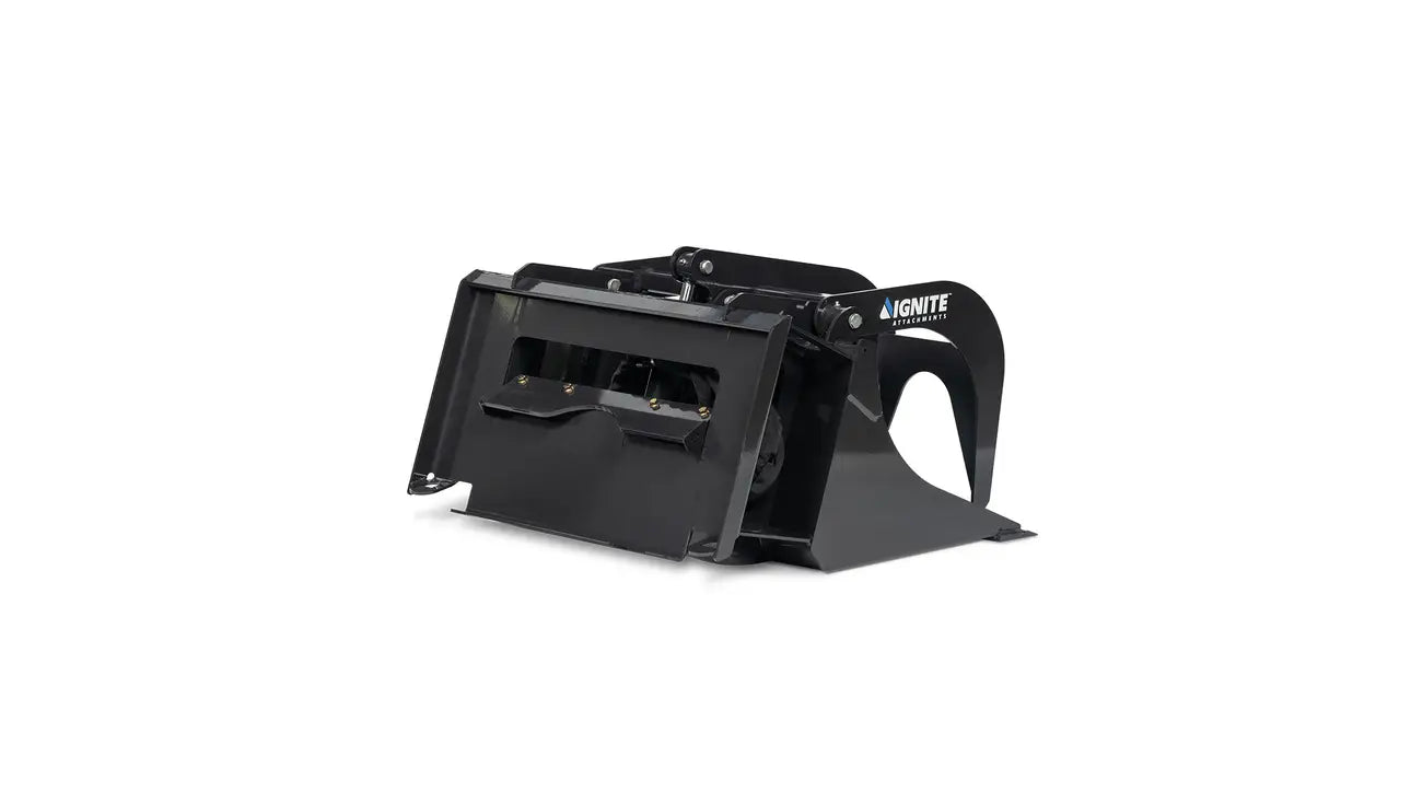 Ignite Attachments Mini Bucket Grapple | Width 36" | Hydraulic Horsepower 7–15 HP | Hydraulic Flow 5–15 GPM | For Mini Track Loaders