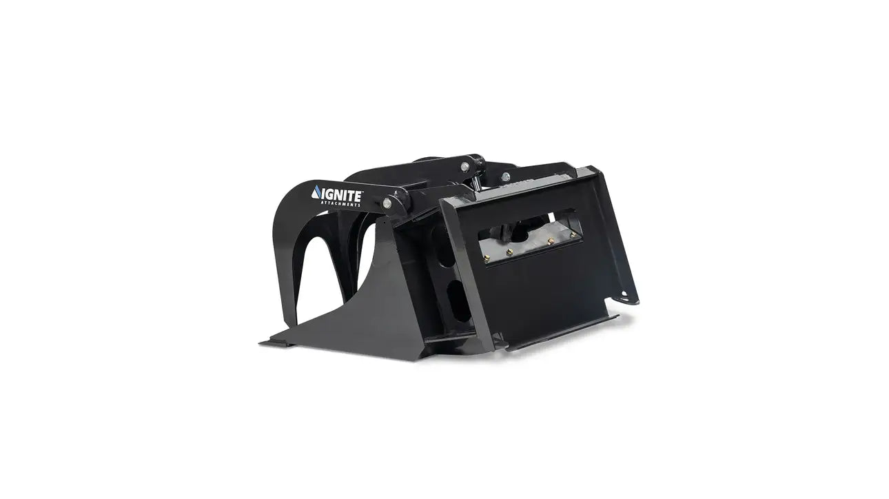 Ignite Attachments Mini Bucket Grapple | Width 36" | Hydraulic Horsepower 7–15 HP | Hydraulic Flow 5–15 GPM | For Mini Track Loaders
