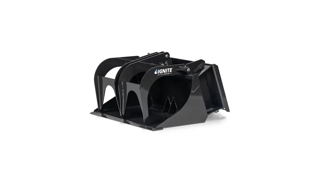 Ignite Attachments Mini Bucket Grapple | Width 36" | Hydraulic Horsepower 7–15 HP | Hydraulic Flow 5–15 GPM | For Mini Track Loaders