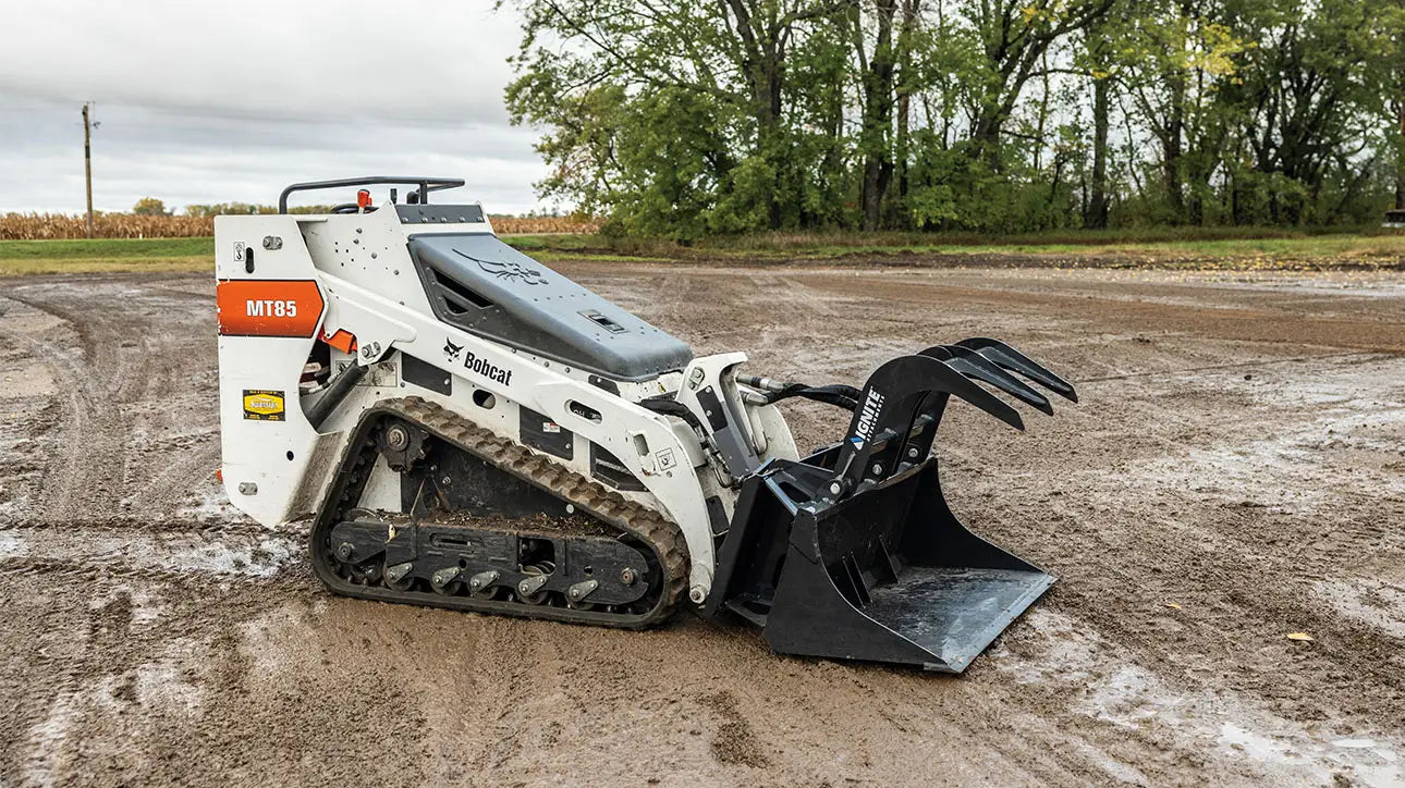 Ignite Attachments Mini Bucket Grapple | Width 36" | Hydraulic Horsepower 7–15 HP | Hydraulic Flow 5–15 GPM | For Mini Track Loaders