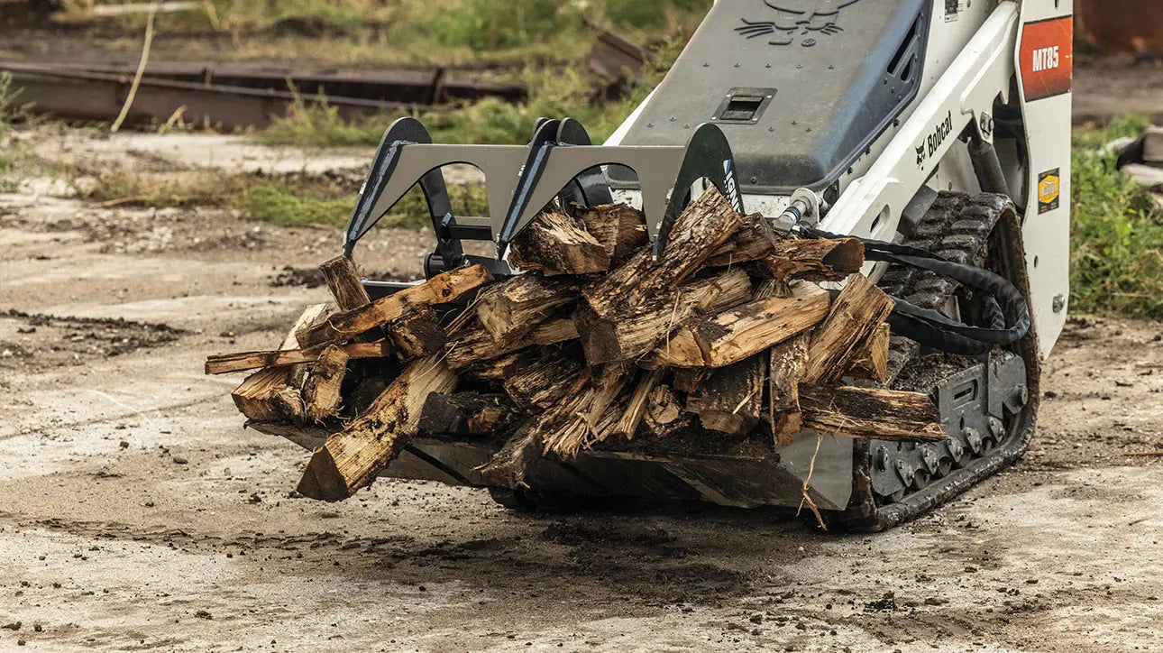 Ignite Attachments Mini Bucket Grapple | Width 36" | Hydraulic Horsepower 7–15 HP | Hydraulic Flow 5–15 GPM | For Mini Track Loaders