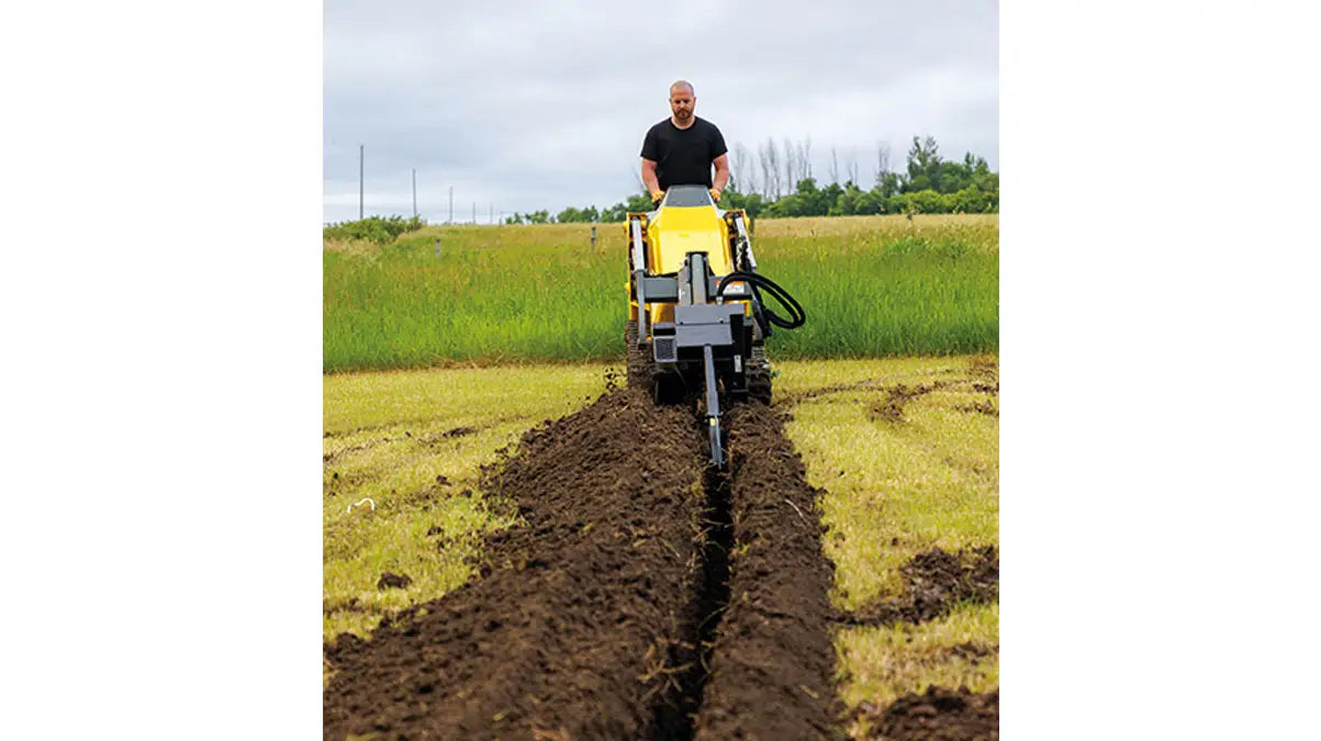 Ignite Attachments Mini Trencher | Depth 36" x Width 6" | Hydraulic Flow 8–15 GPM | Mini Skid Steers