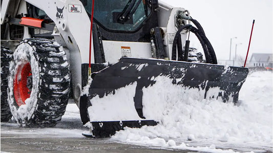 Ignite Attachments Snow Blade | Working Width 108" | Hydraulic Flow Range 13–25 GPM | For Skid Steers