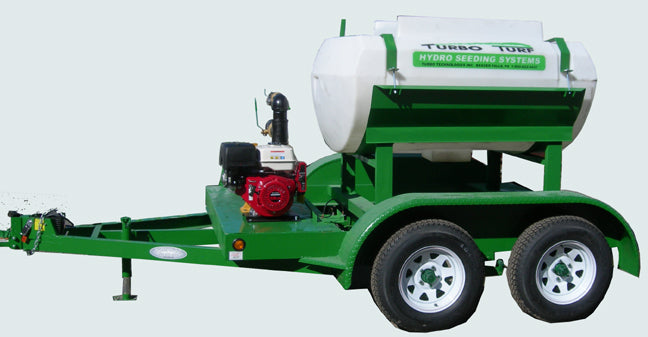 Turbo Turf Hydroseeder | Model HS-400-XPW & HS-400-XPW-P | Width 62” | Capacity 400 Gallon | Horsepower 19 HP | For Landscapers & Golf Courses