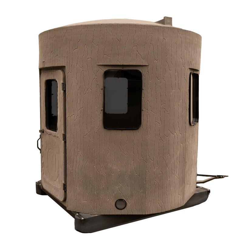 Bank Outdoors Stump 4 Scout Phantom Blind | Model ST4SCTPH | Diameter 77" | 29.39 sq ft Interior | For Universal Bow–Gun–Crossbow Hunting Blind