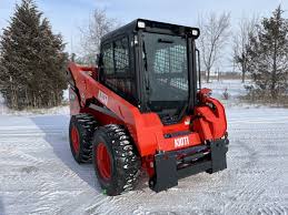 KIOTI Skid Steer Loader | Model SL750-LQ Cab | Width 74.4" | Length 144.7" | Height with Cab 81.2" | Hydraulic Flow 21.9 GPM | For Heavy-Duty Tasks