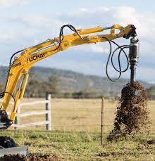 Paladin Auger Bits Dirt 2" Hex SSL | Diameter 6″–24″ | Length 4′ | Machine Size 5-10 Tons | For Excavator