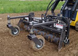Paladin Harley Rake | Working Width 72" & 90" | Hydraulic & Manual Angle | Wire Harness | 12–35 GPM | For Skid-Steer Loaders