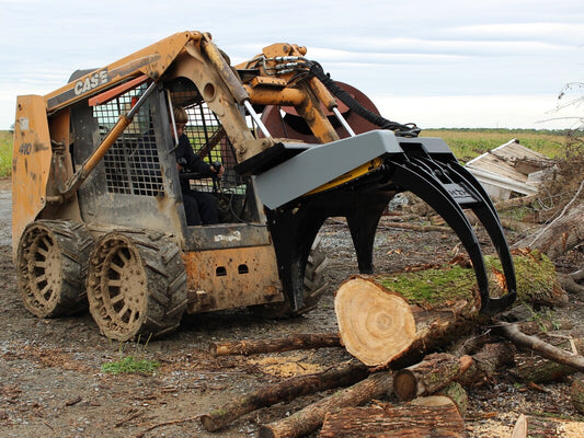 Hammer Head Rigid Grapple Saw | Model GS-44 | Grapple Opening 44" | Hydraulic Flow 15.5-21 GPM | For Skid Steers, Wheel Loaders & Tractors