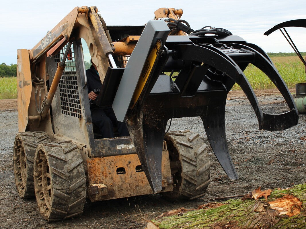 Hammer Head Rigid Grapple Saw | Model GS-44 | Grapple Opening 44" | Hydraulic Flow 15.5-21 GPM | For Skid Steers, Wheel Loaders & Tractors