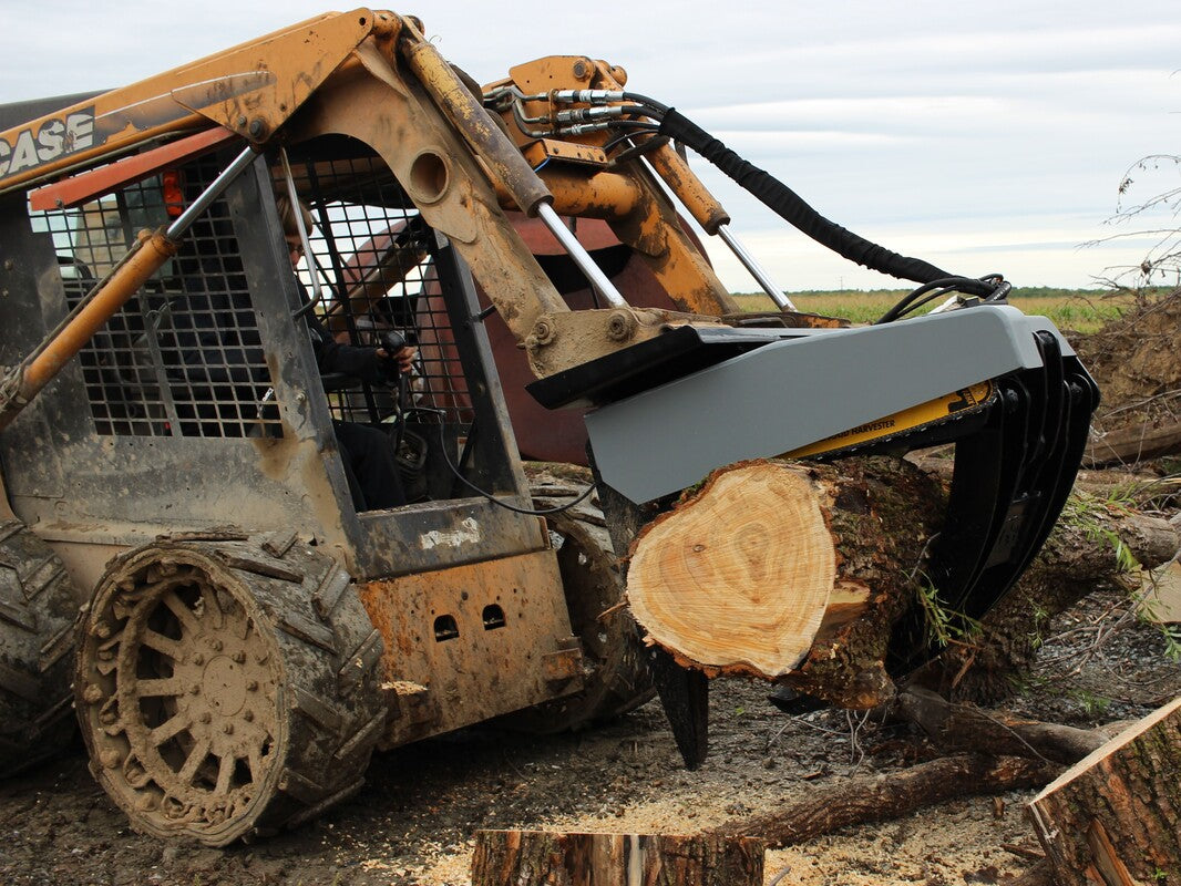 Hammer Head Rigid Grapple Saw | Model GS-44 | Grapple Opening 44" | Hydraulic Flow 15.5-21 GPM | For Skid Steers, Wheel Loaders & Tractors