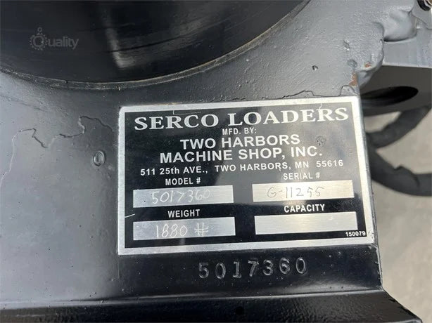 SERCO Grapple Log | Model 2023 5017360 | 72" Heavy Duty | 1.98 Yard Capacity | For Large Log Loaders