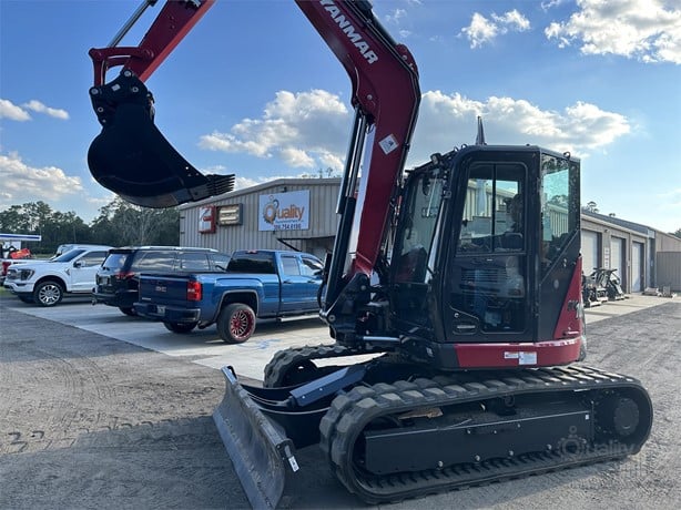 Yanmar Crawler Excavator | 2024 Model SV100-7 | Dig Depth 14 ft | 72 HP | 30.9 gal Fuel Capacity | For Compact Excavation Applications