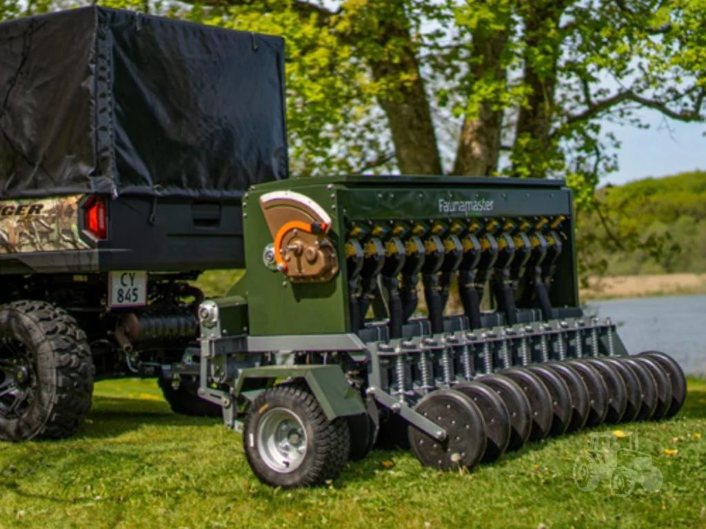 Faunamaster UTV Seeder 180 | Model FM-180 | Working Width 72" inches (6' Ft) | Horsepower 20 HP | For UTVs