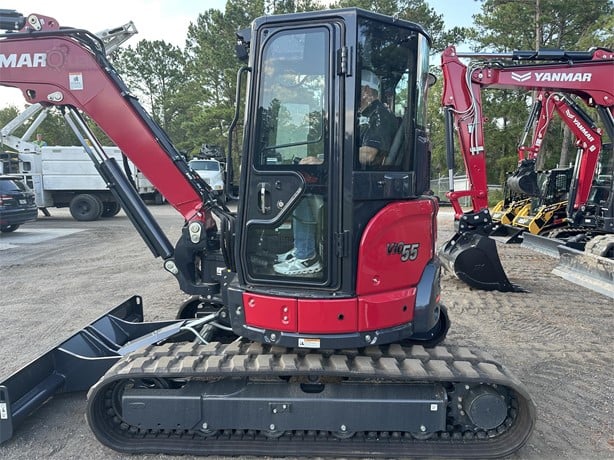 Yanmar Mini Excavator | 2024 Model VIO55-6A ( Enclosed ) | 30" Bucket | 13 ft 6 in Dig Depth | 47.6 HP | For Compact Excavation