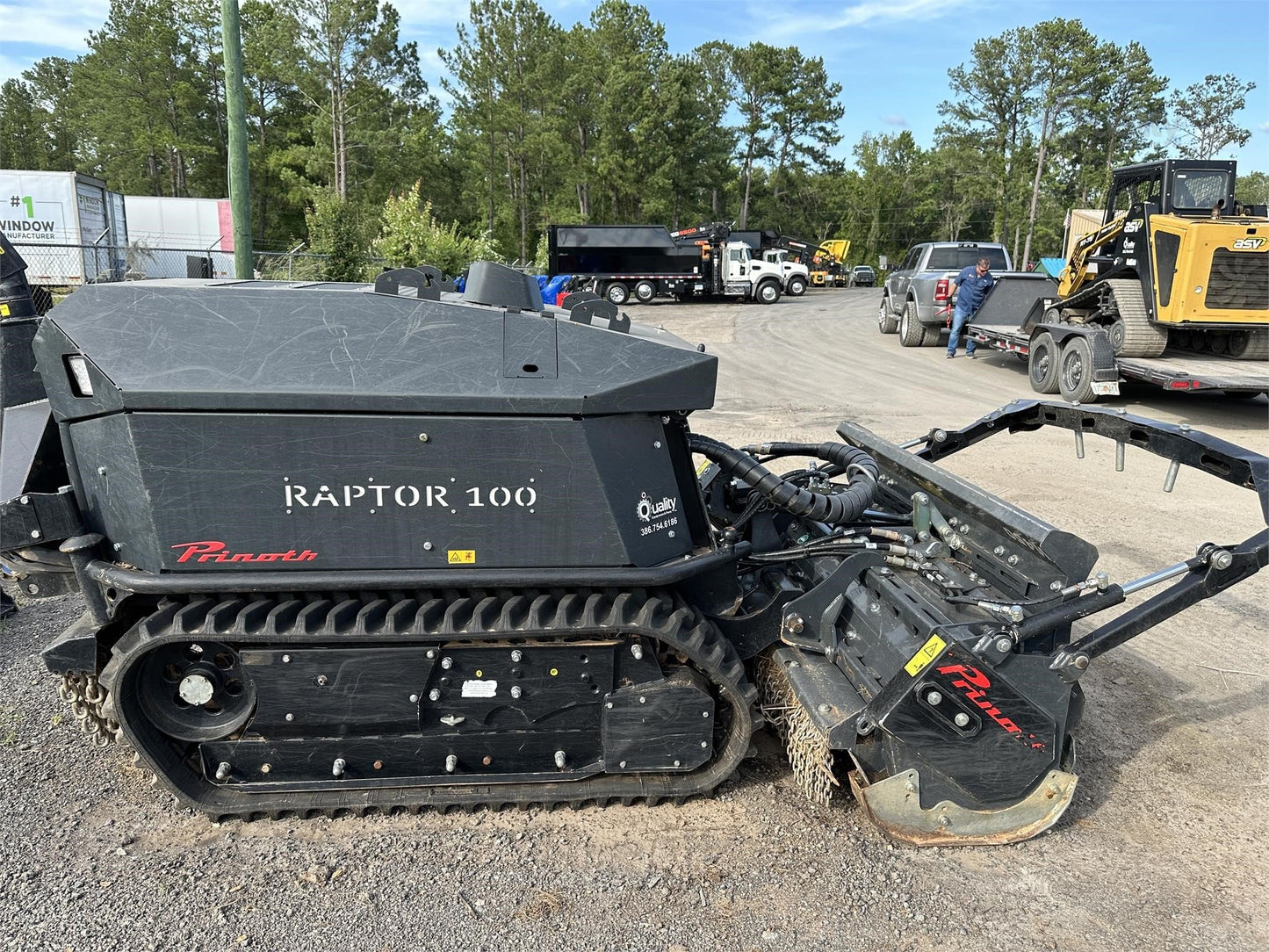 Prinoth Track Mulcher | 2023 Model Raptor 100 | 2.85 Tons Class | Cutting Width 57" Inches | For Land Clearing & Vegetation Management | USED