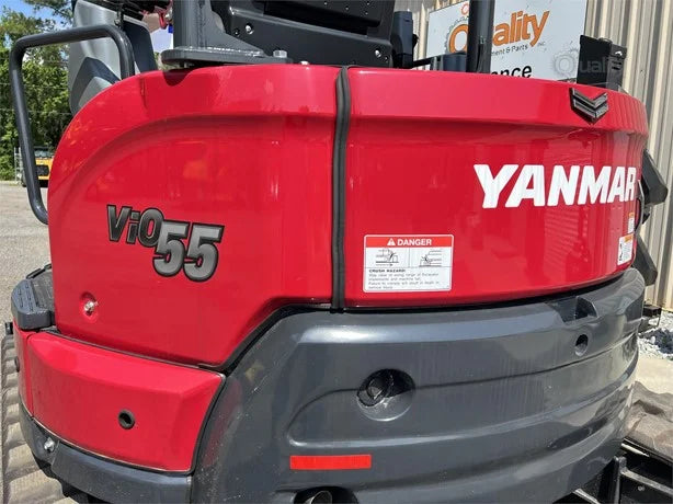 Yanmar Mini Excavator | 2024 Model VIO55-6A ( Open ) | 30" Bucket | 13 ft Dig Depth | 48 HP | For Compact Excavation