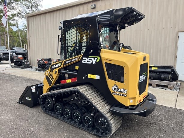 ASV Skid Steer With 60" Bucket | Model 2025 POSI-TRACK RT50 | 53 HP | 3,000 PSI | For Compact Equipment Applications