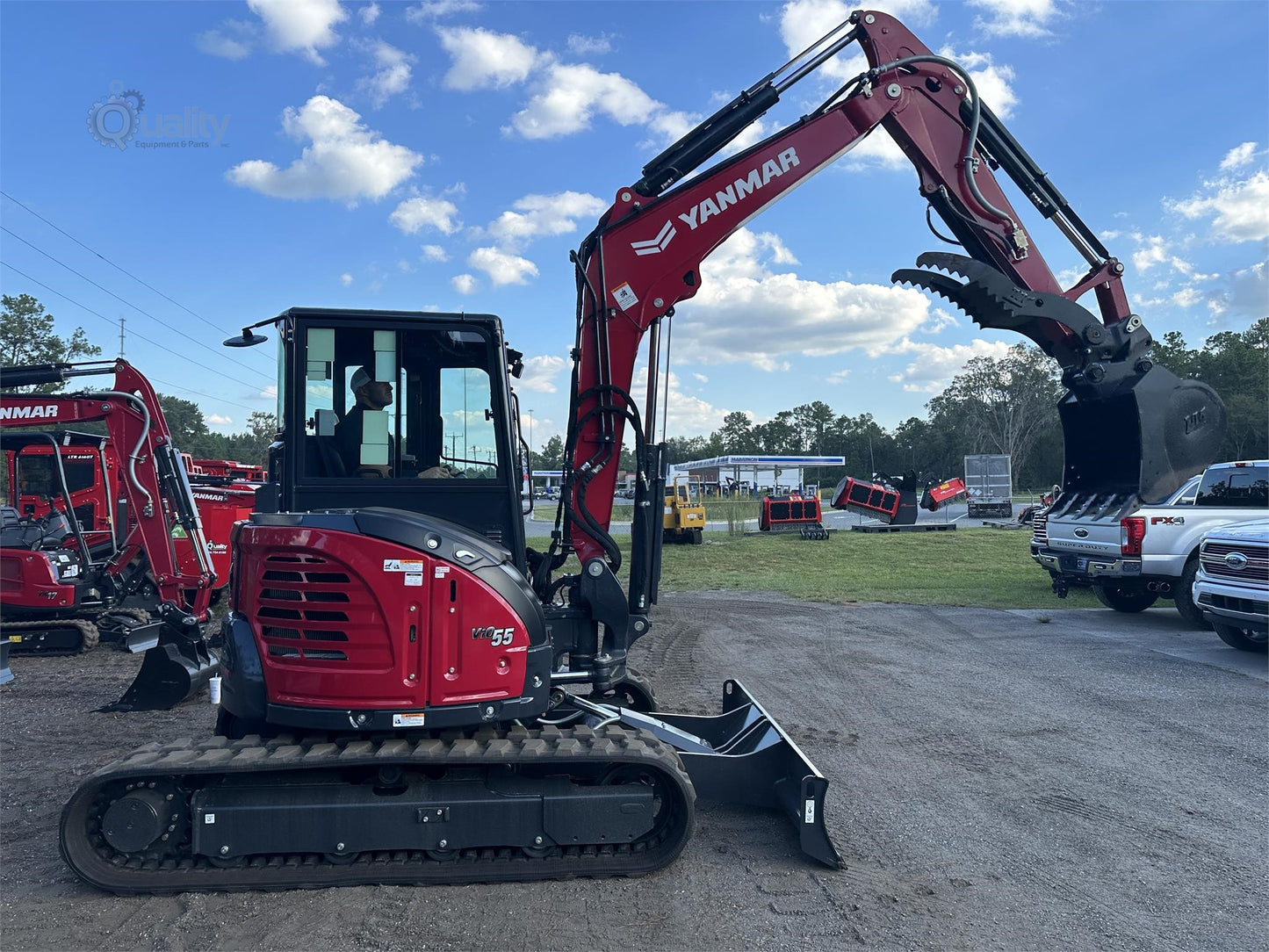 2023 Yanmar Mini Excavator | Model VIO55-6A (Enclosed) | Machine Size 12,247 lbs