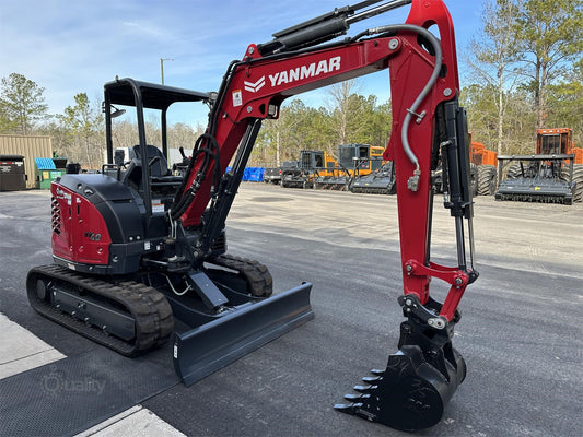 Yanmar Mini Excavator | 2024 Model SV40 | Machine Size 12,000 lbs | Fuel Capacity 14.8 Gallons