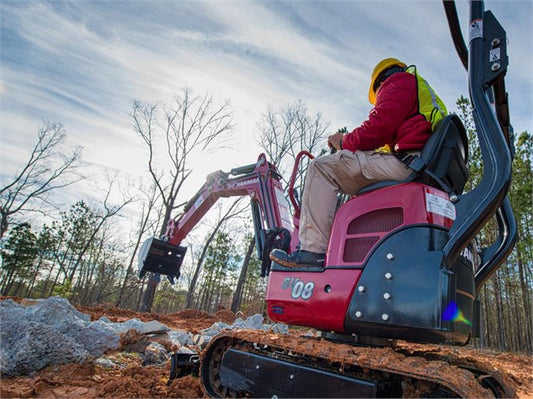 Yanmar Mini Excavator | Model SV08-1D | Machine Size 2,348 lbs