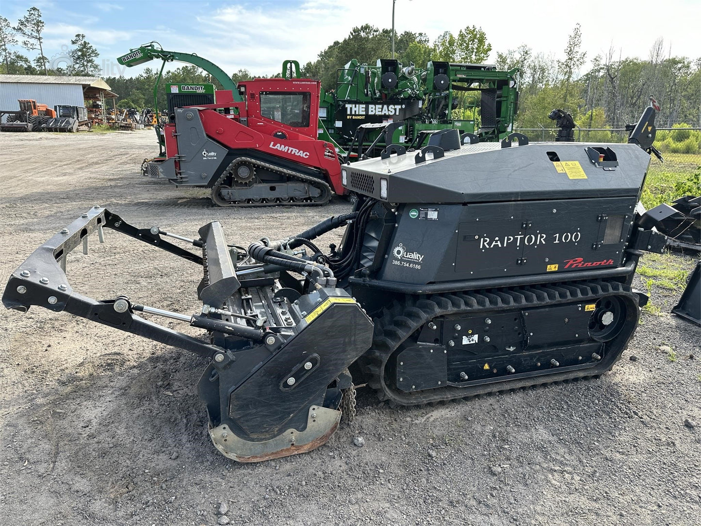 Prinoth Track Mulcher | 2023 Model Raptor 100 | 2.85 Tons Class | Cutting Width 57" Inches | For Land Clearing & Vegetation Management | USED