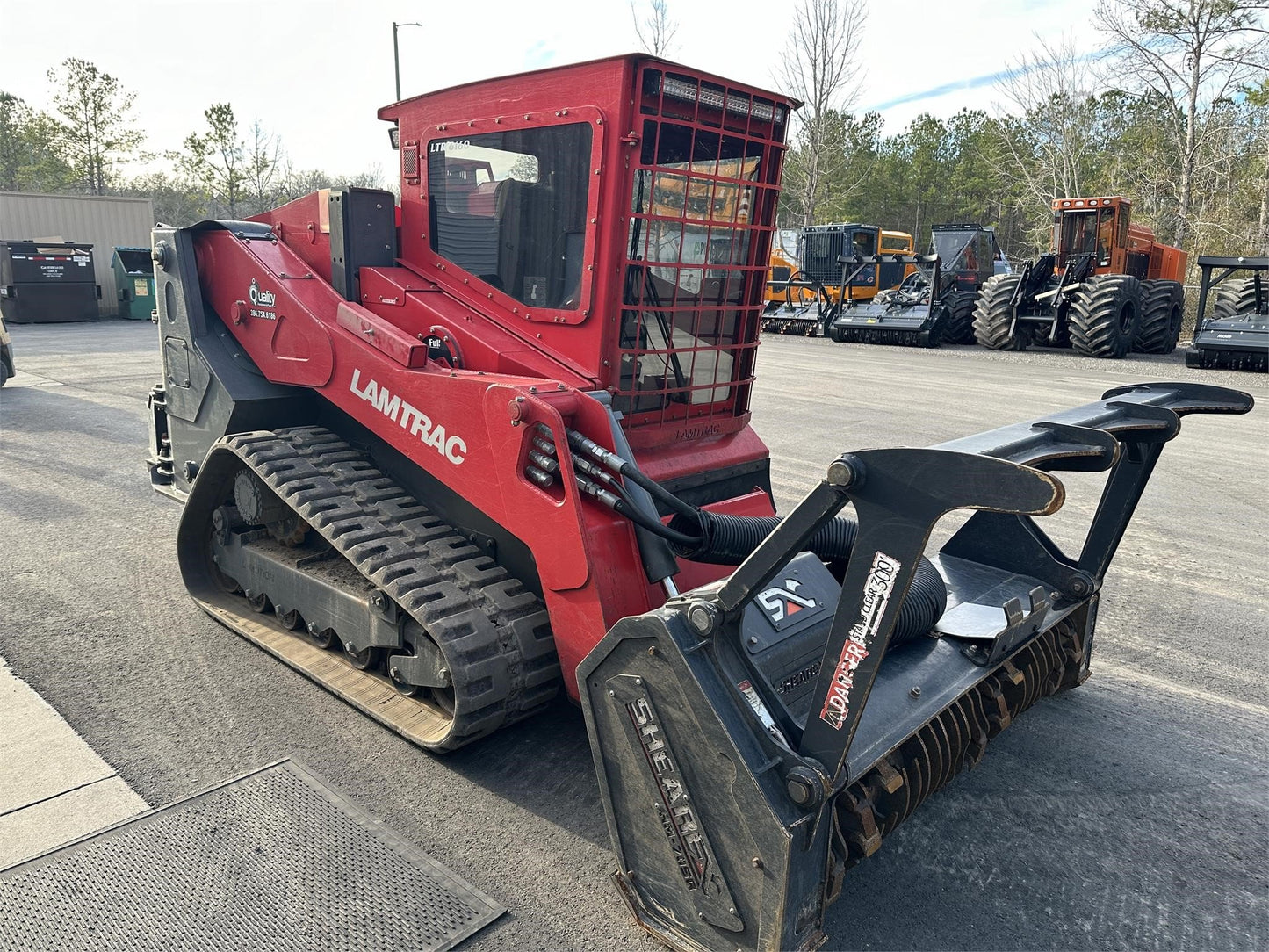 Lamtrac Track Mulcher | Model 2022 LTR6160T | Hydraulic Flow 40–45 GPM | For Forestry & Mulching Operations | USED
