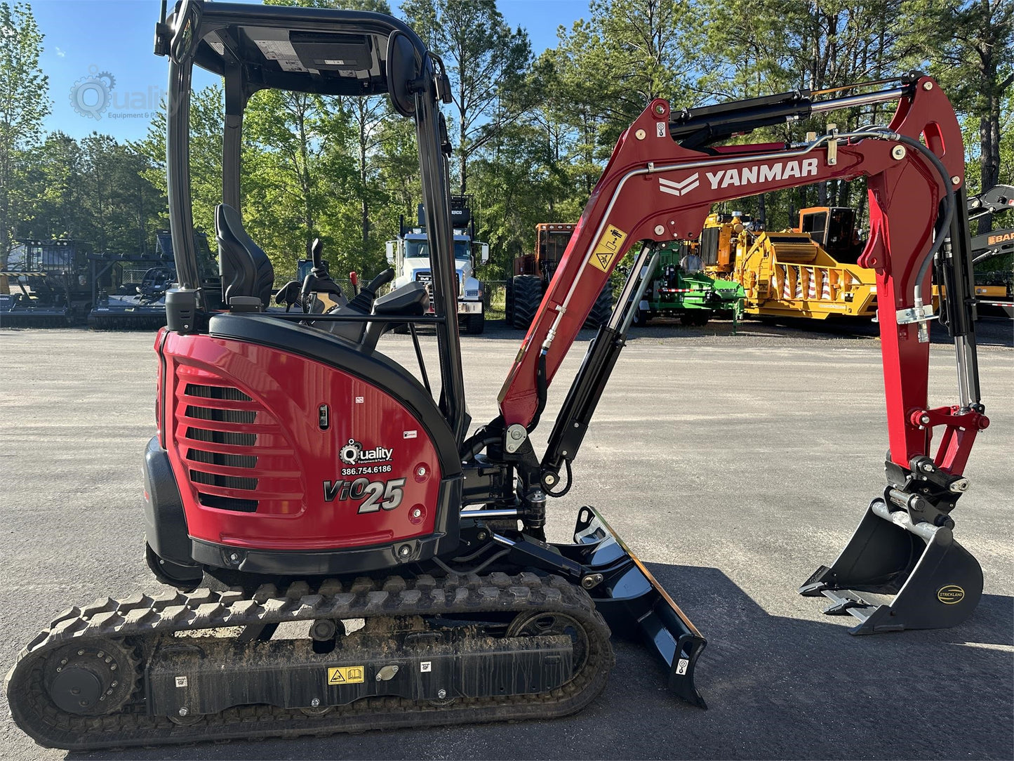 Yanmar Mini Excavator | 2023 Model ViO25-6B | Machine Weight 5,908 lbs