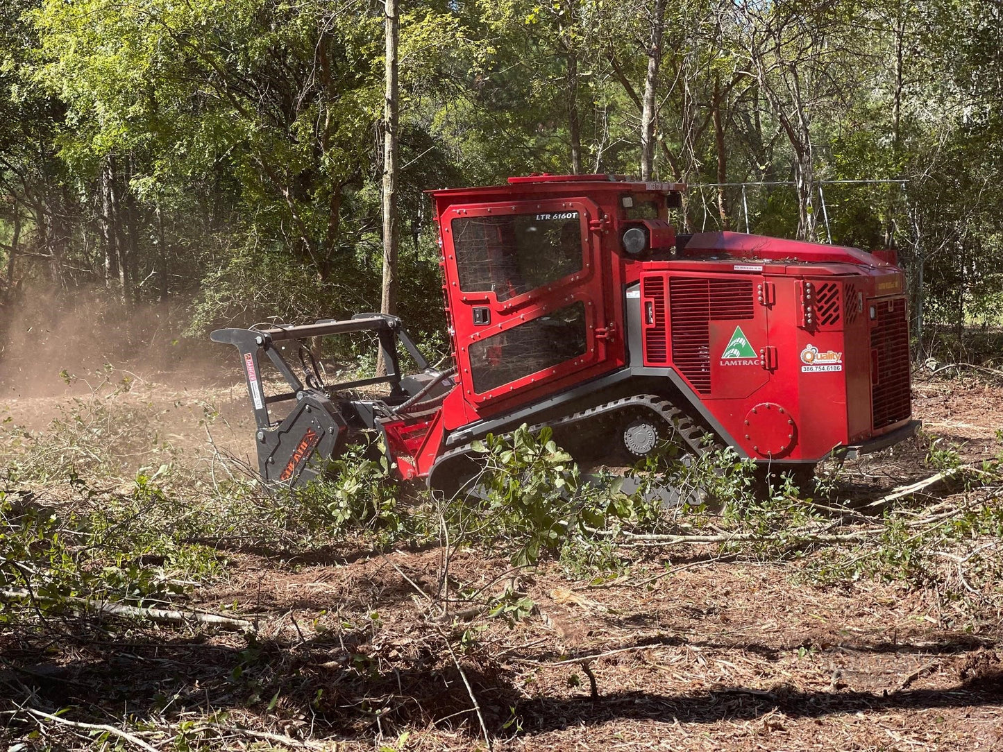 Lamtrac Track Mulcher | Model 2023 LTR6160T | Oil Flow Range: 40–45 GPM | For Forestry Operations | USED