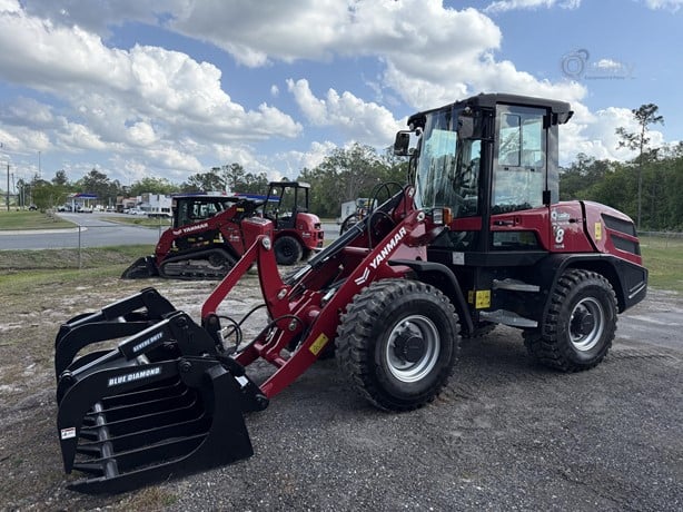 Yanmar Wheel Loader | 2025 Model V8 | 1 cu yd Bucket | 17 GPM | 62 HP | For Compact Applications