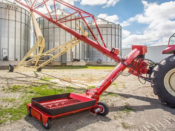 Farm King Back-saver Grain Auger | Model 1080 | Size 10" x 80' | Weight 3,622 Lbs | PTO Horsepower 65 HP | For Tractors