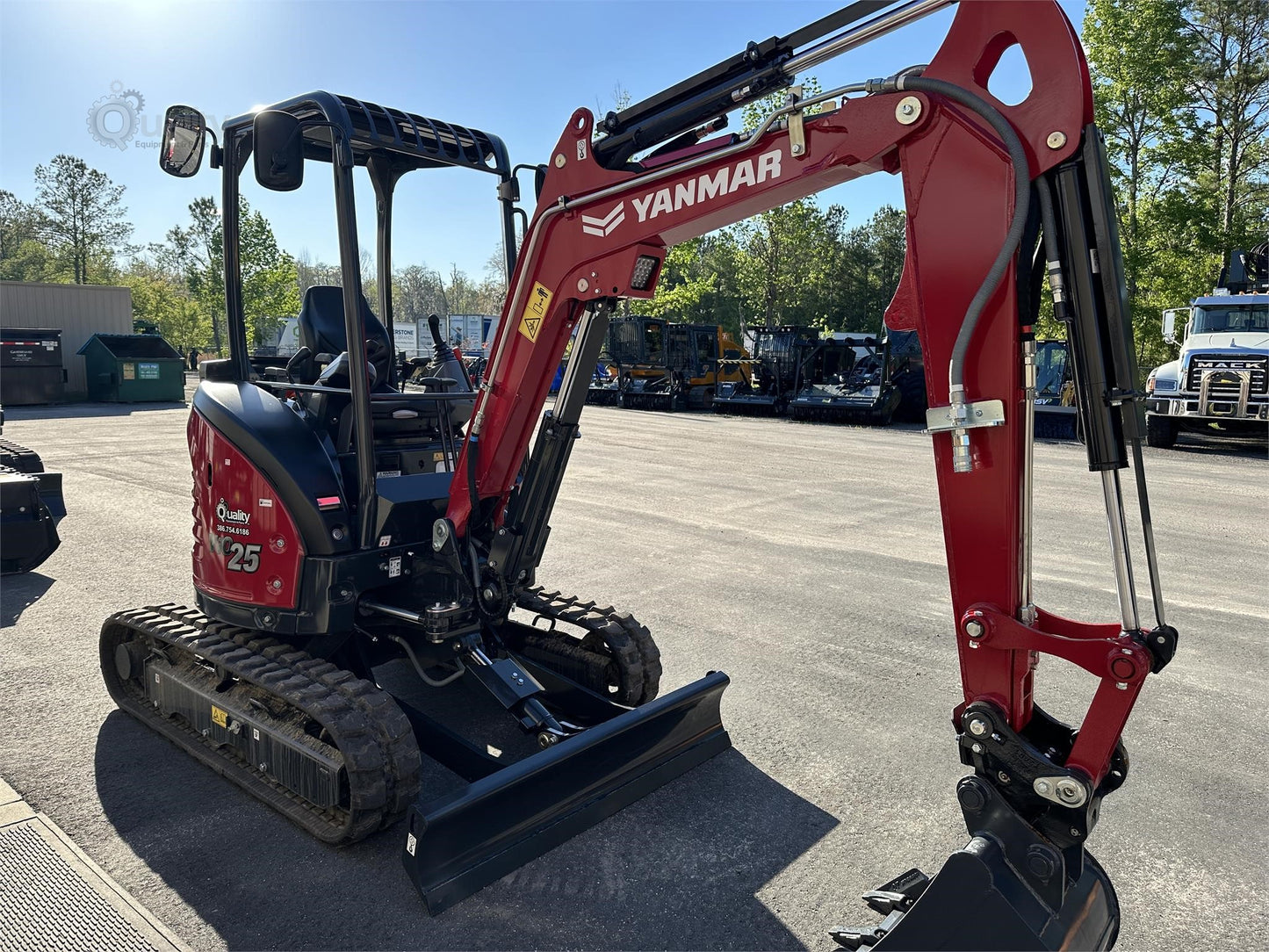 Yanmar Mini Excavator | 2023 Model ViO25-6B | Machine Weight 5,908 lbs